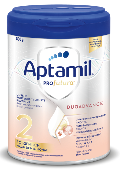 德国直邮 爱他美Aptamil 白金新版 婴儿奶粉 2段 （7-9个月 ）800g